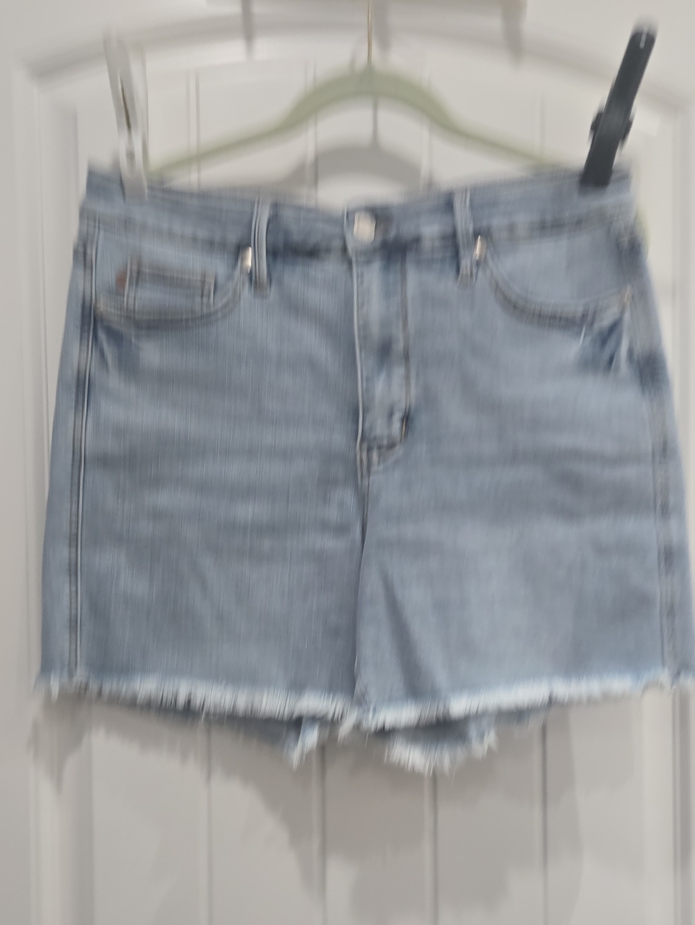 Judy Blue Light Wash Denim Cutoff Shorts